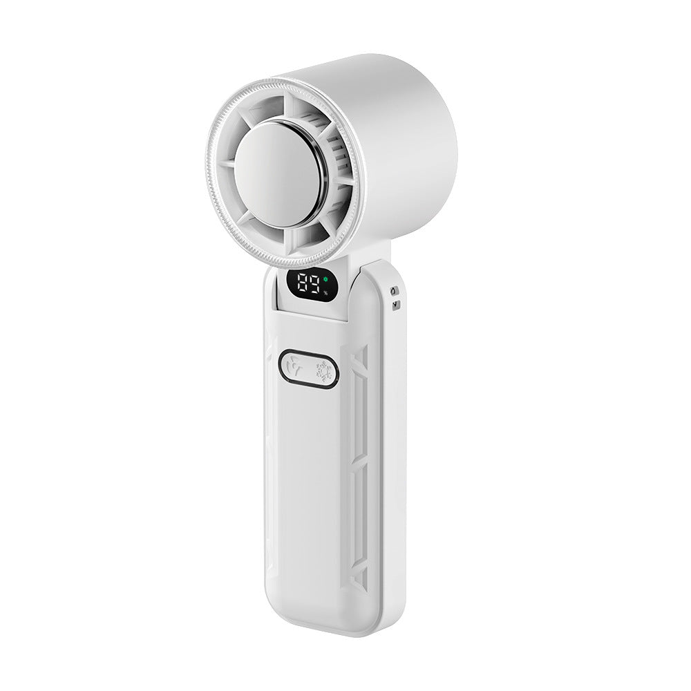 Women's compact portable fan with digital temperature display Kalsten