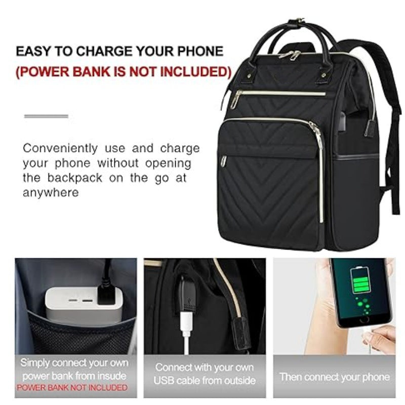 Ergonomic backpack with multiple compartments and luxurious details Kalsten