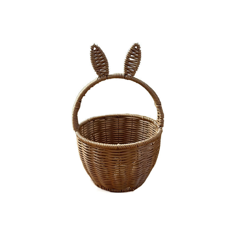 Women Bunny Motif Storage Basket Kalsten