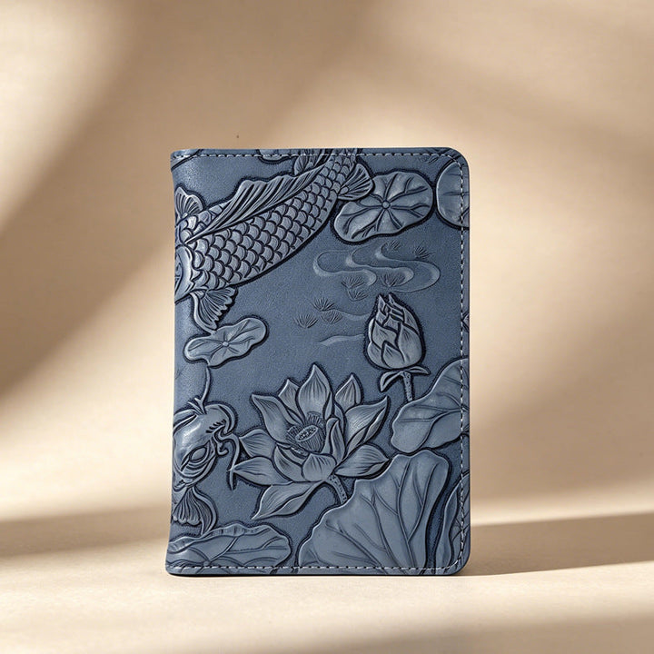 Women Faux Leather Wallet with Floral Embossing Kalsten