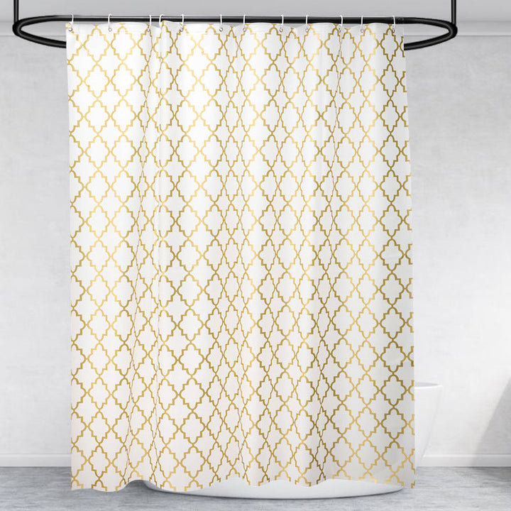 Chic Geometric Pattern Shower Curtain Kalsten