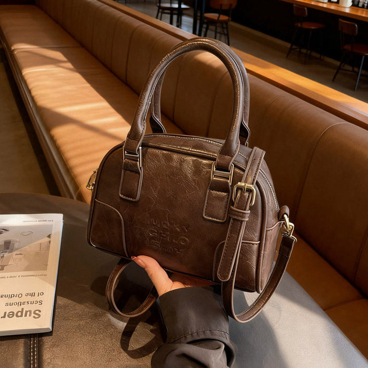 Elegant Leather Handbag Kalsten