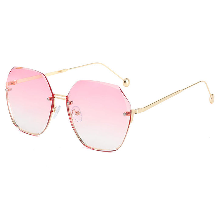 Ladies oversized sunglasses in modern hexagon style Kalsten