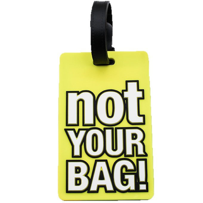 Unisex Luggage Tag with Eye-catching Message Kalsten