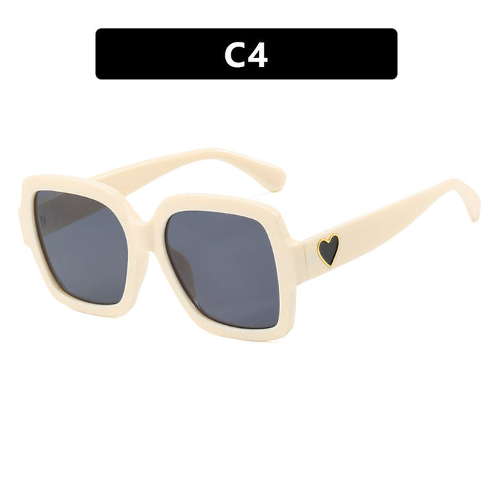 Women's square sunglasses with playful heart detail Kalsten