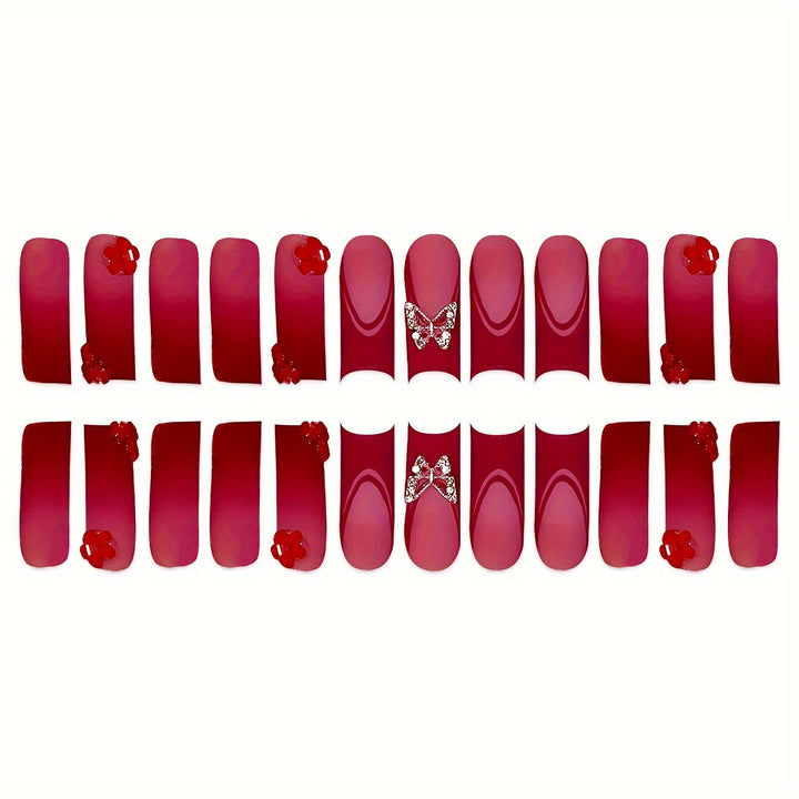 Decorative Press-On Nail Set Kalsten