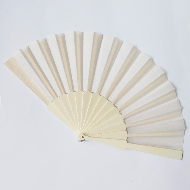 Ladies elegant hand fan made of high-quality paper and natural materials Kalsten