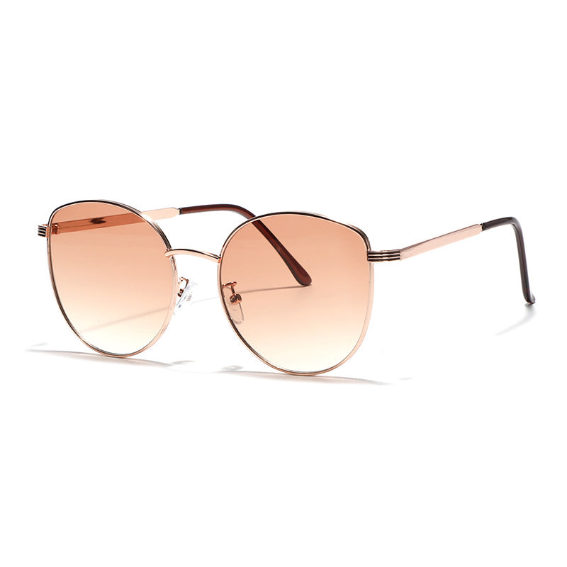Women's geometric sunglasses with narrow metal frame Kalsten
