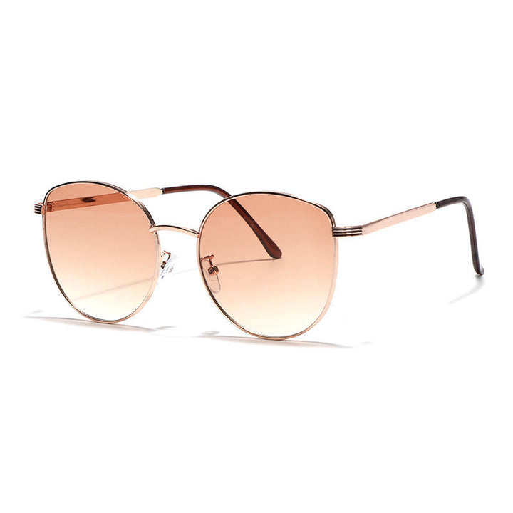 Women's geometric sunglasses with narrow metal frame Kalsten