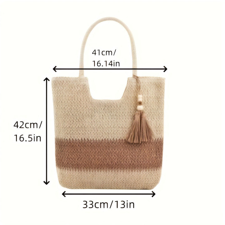 Trendy Braided Tote Bag Kalsten
