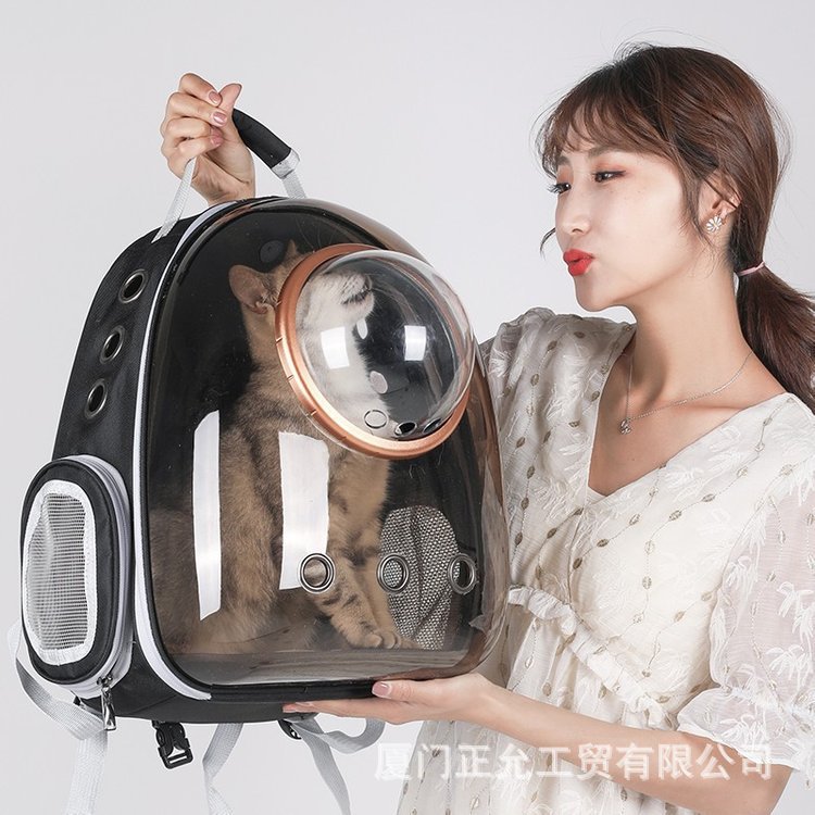 Unisex Transparent Pet Backpack with Ventilation Function Kalsten