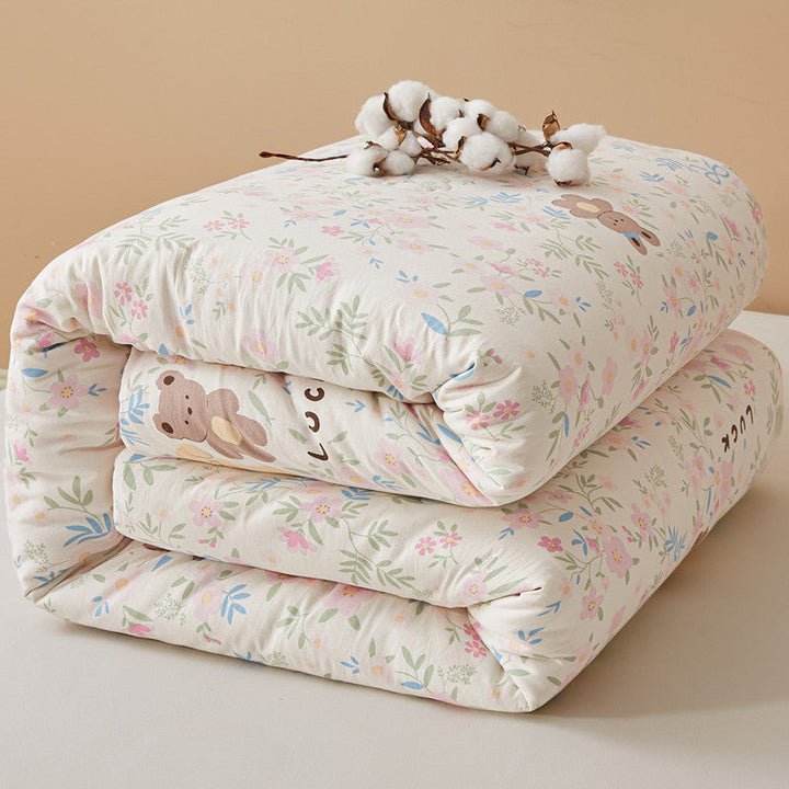 Women's cozy blanket with lovely bear pattern Kalsten