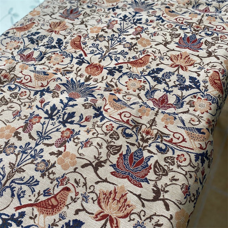 Birds and Leaves Decorative Table Runner