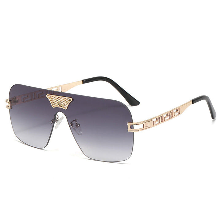 Women's fashionable sunglasses in a futuristic style with outstanding frame Kalsten