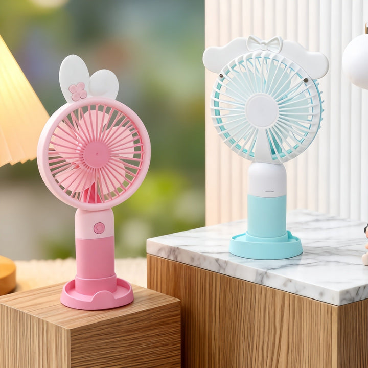 Women's Creative Hand Fan with Cute Animal Design Kalsten