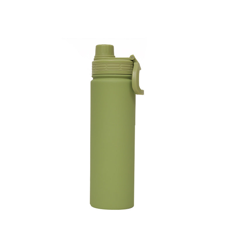 Ladies reusable and insulated drinking bottle with practical carrying handle Kalsten