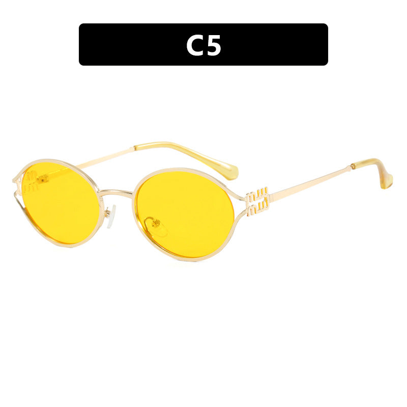 Ladies elegant oval sunglasses Kalsten