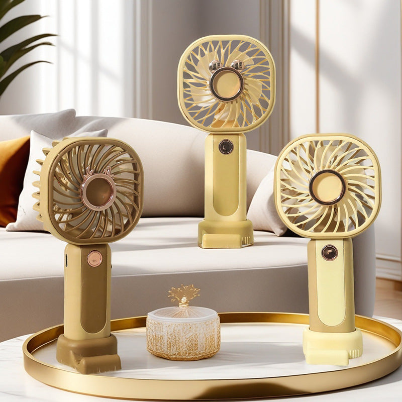 Ladies Portable Mini USB Fan with Animal Lion Design Kalsten