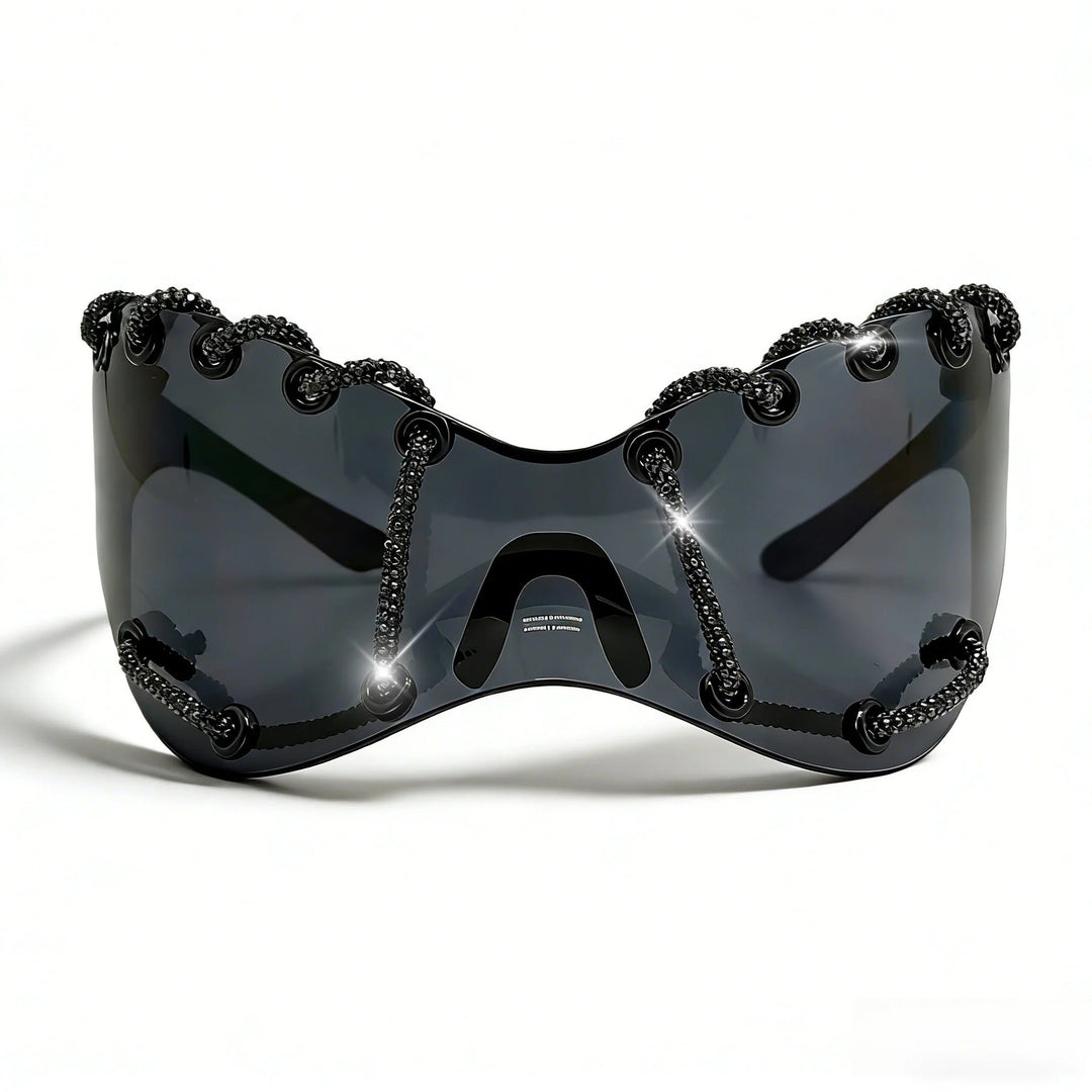 Women extravagant sunglasses with unique chain design Kalsten