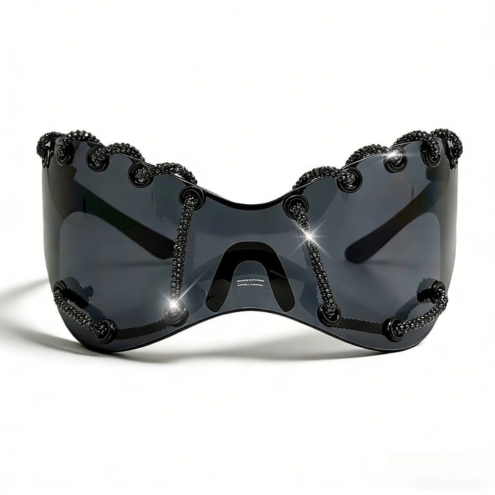 Women extravagant sunglasses with unique chain design Kalsten