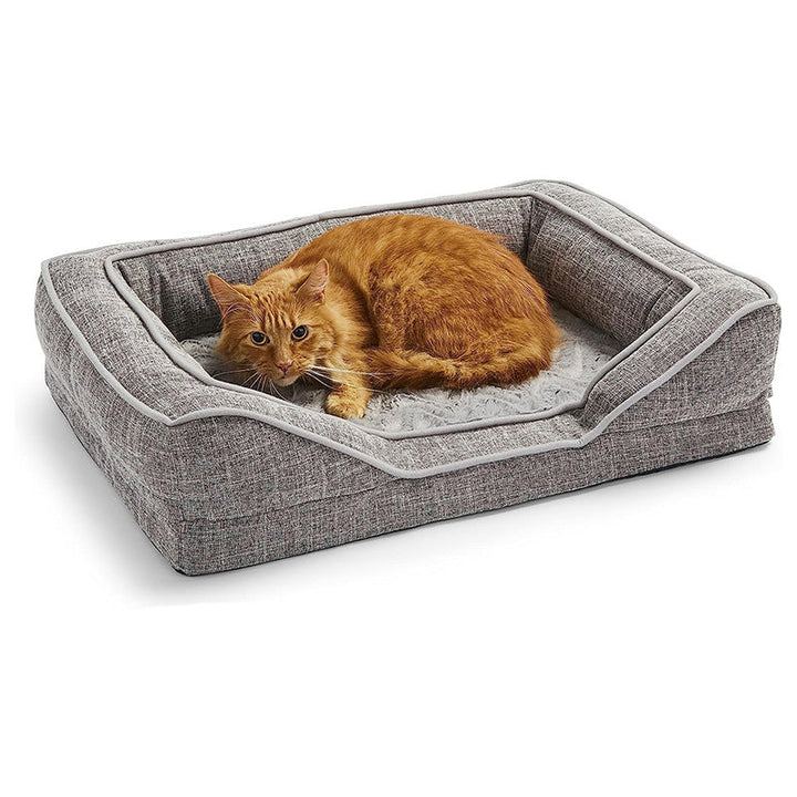 Orthopedic Plush Dog Bed