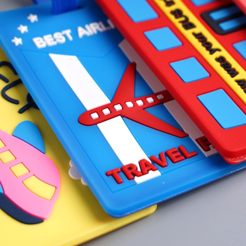 Unisex luggage tag with unique London design Kalsten