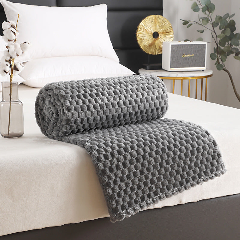 Women Soft and Cozy Plaid Blanket Kalsten