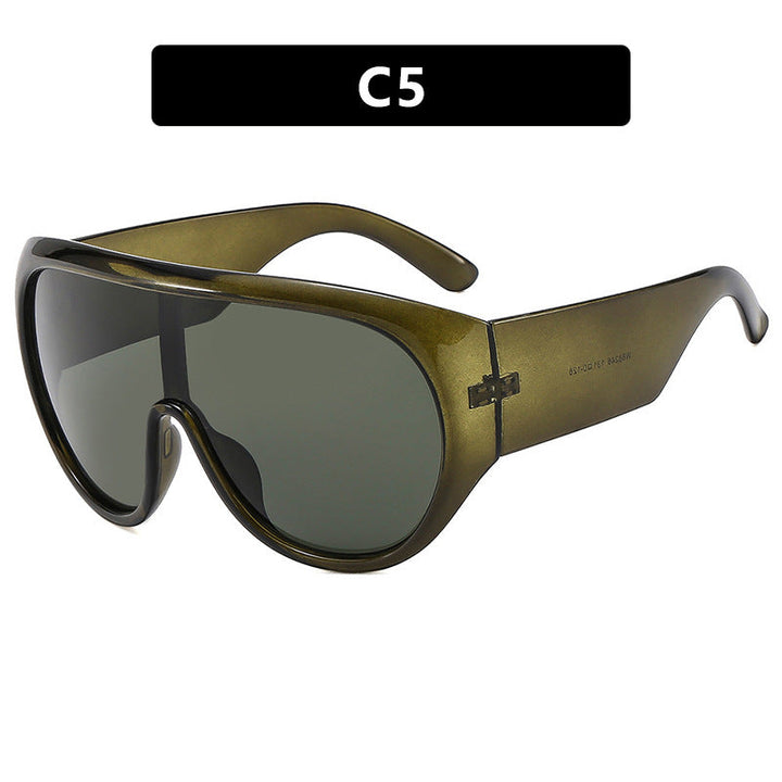 Ladies sporty sunglasses in aerodynamic design with wide field of vision Kalsten