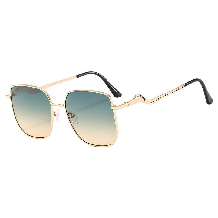 Women’s square designer sunglasses with decorative accents Kalsten