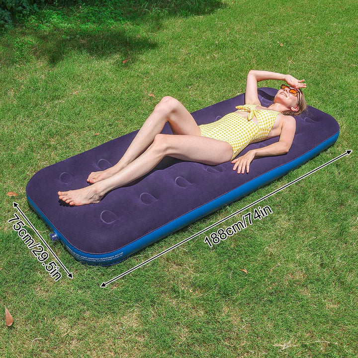 Ladies Inflatable Luxury Air Mattress with Soft Velours Surface Kalsten