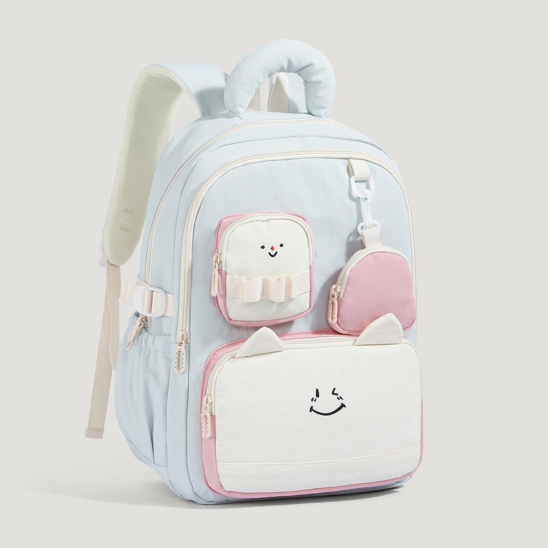 Children's Cute Animal-Inspired Multi-Pocket School Backpack