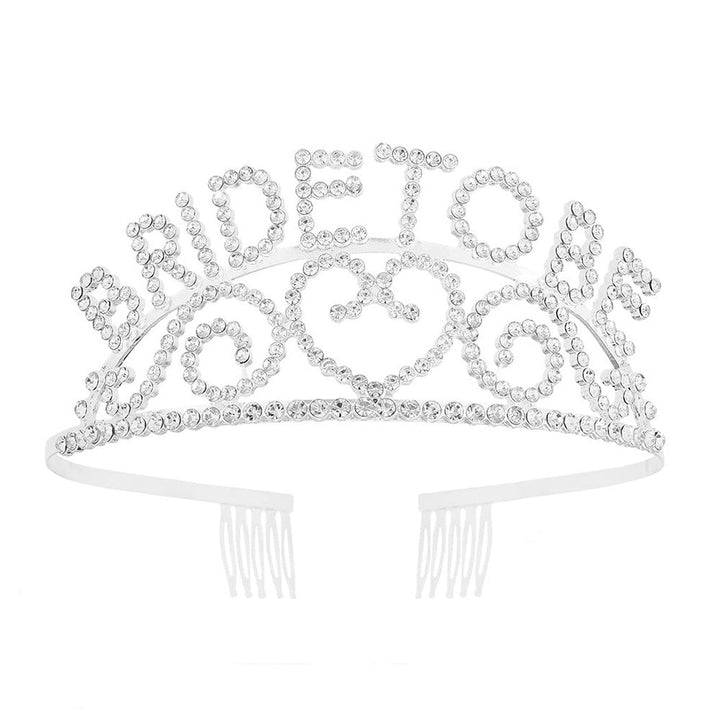 Women's Glittering Tiara with Heart Motifs Kalsten
