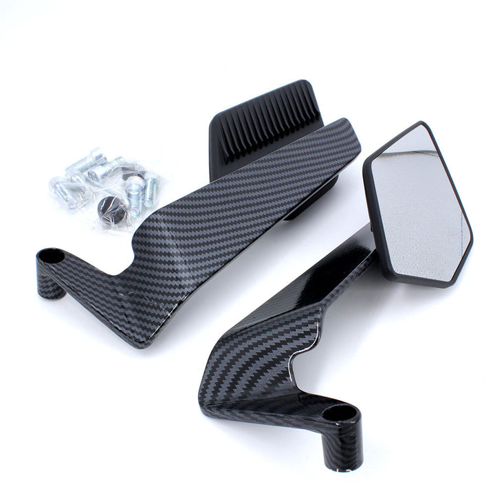 Motorcycle rearview mirror with modern, aerodynamic design Kalsten