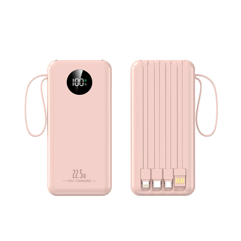Portable power bank with integrated fast charging function and digital charging display Kalsten