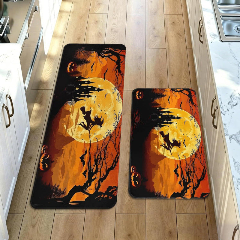 Floral Pattern Kitchen Comfort Mat Set Acalora