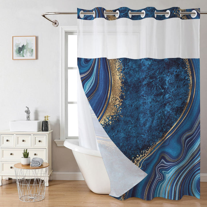 Elegant Marble Design Shower Curtain Kalsten