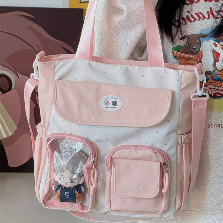 Multi-Pocket Casual Tote Bag Kalsten