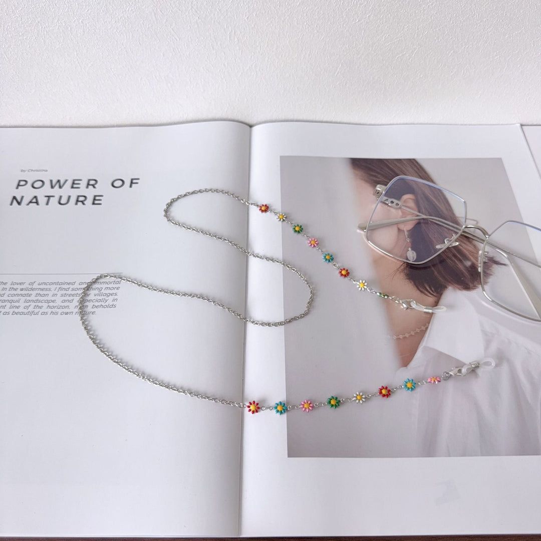 Floral-Accented Eyewear Chain Kalsten