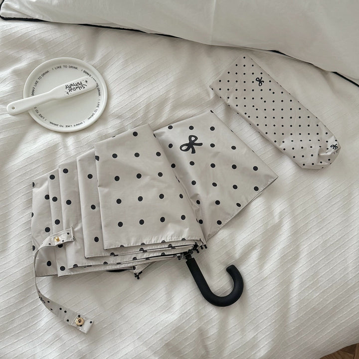 Ladies compact umbrella with stylish polka dot design Kalsten