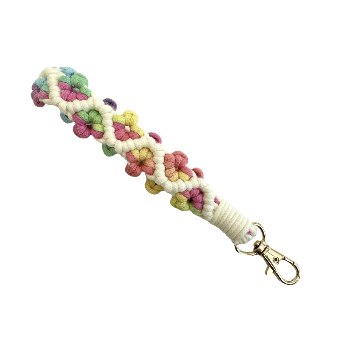 Decorative Macrame Keychain Strap Acalora