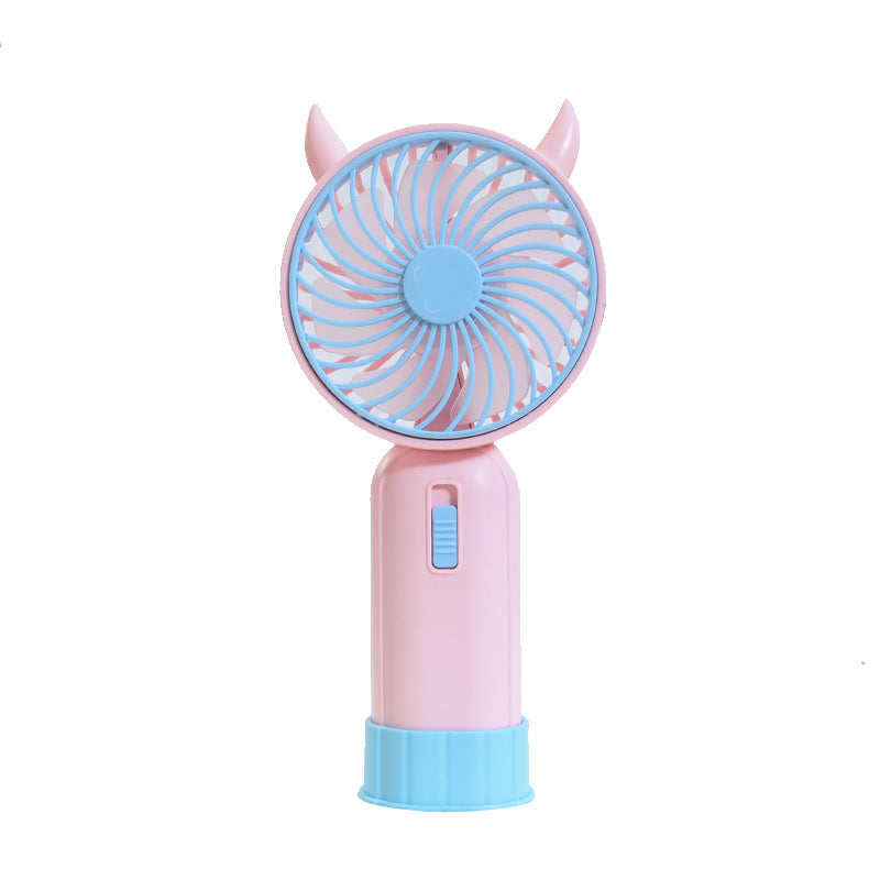 Ladies Portable Handheld Fan with Cute Bear Design Kalsten