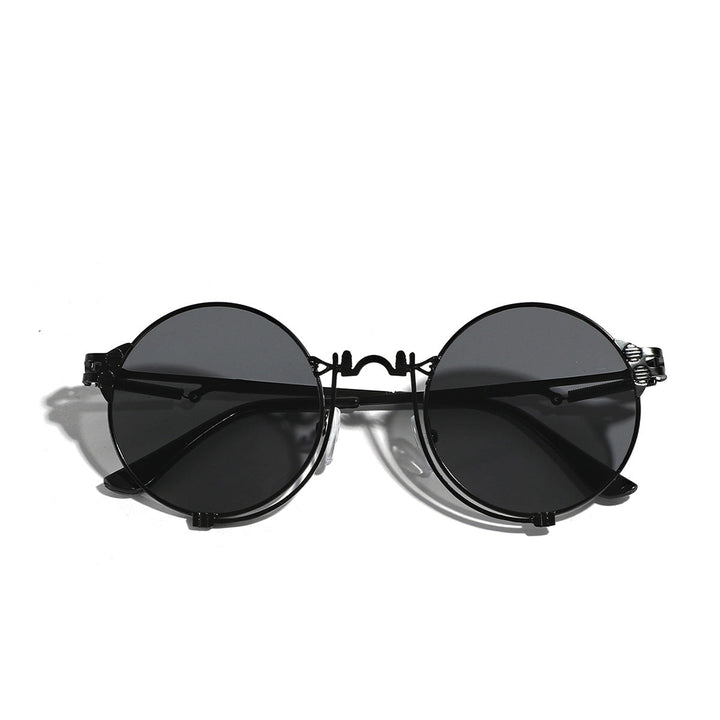Ladies fashionable round sunglasses with high-quality metal frame Kalsten