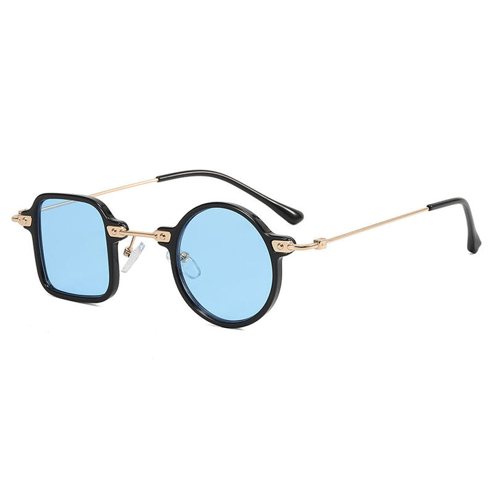 Ladies elegant round hybrid glasses with square design Kalsten