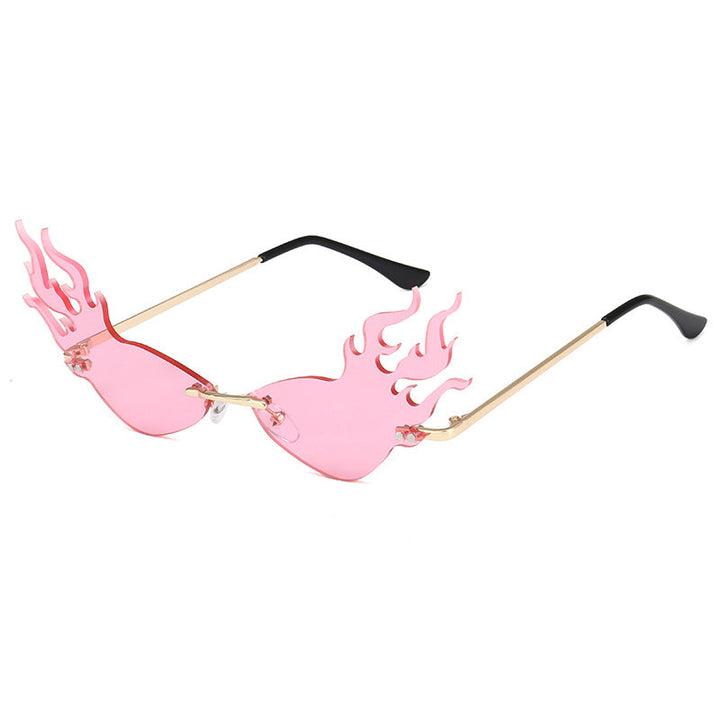 Women's fashionable sunglasses with flame-shaped design Kalsten