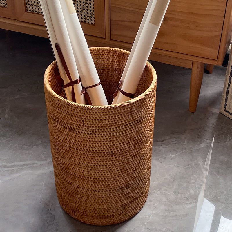 Women rectangular storage basket with practical handle Kalsten