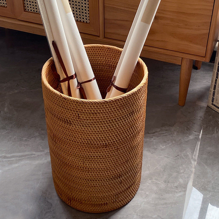 Women rectangular storage basket with practical handle Kalsten