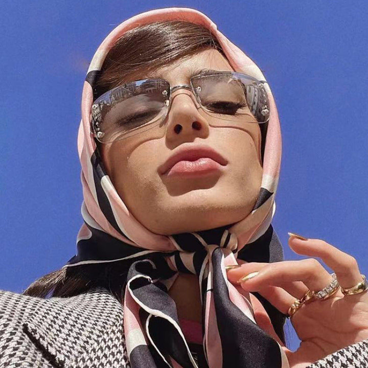 Women's futuristic, sleek Shield sunglasses Kalsten