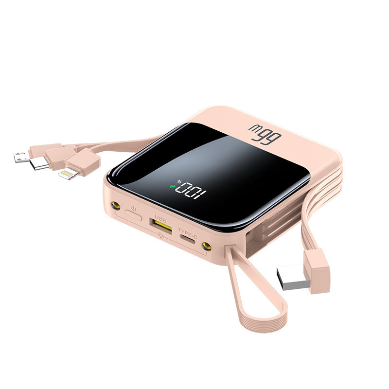 Portable Powerbank with Intelligent Cable Management and Digital Display Kalsten