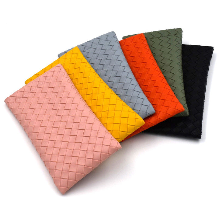Woven Leather Clutch Wallet Kalsten