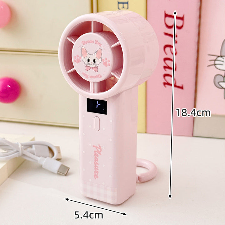 Portable Digital Display Mini Fan Kalsten